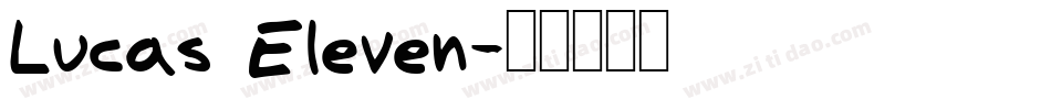Lucas Eleven字体转换